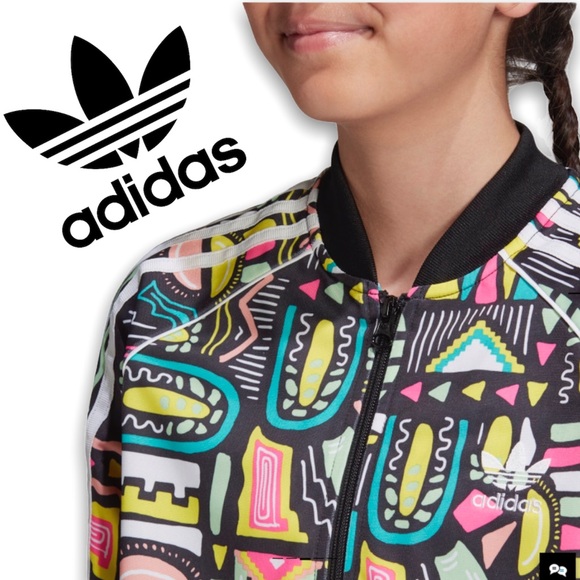 ADIDAS | Teen Cropped Superstar (SST) Multi Jacket - Picture 3 of 16